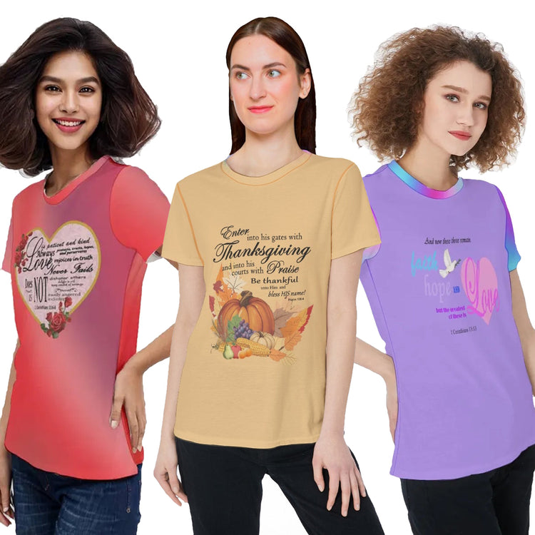 Women's Shirts & Tops - Women's Sports Tees - Lightweight Jersey T-shirts for Sports or Leisure