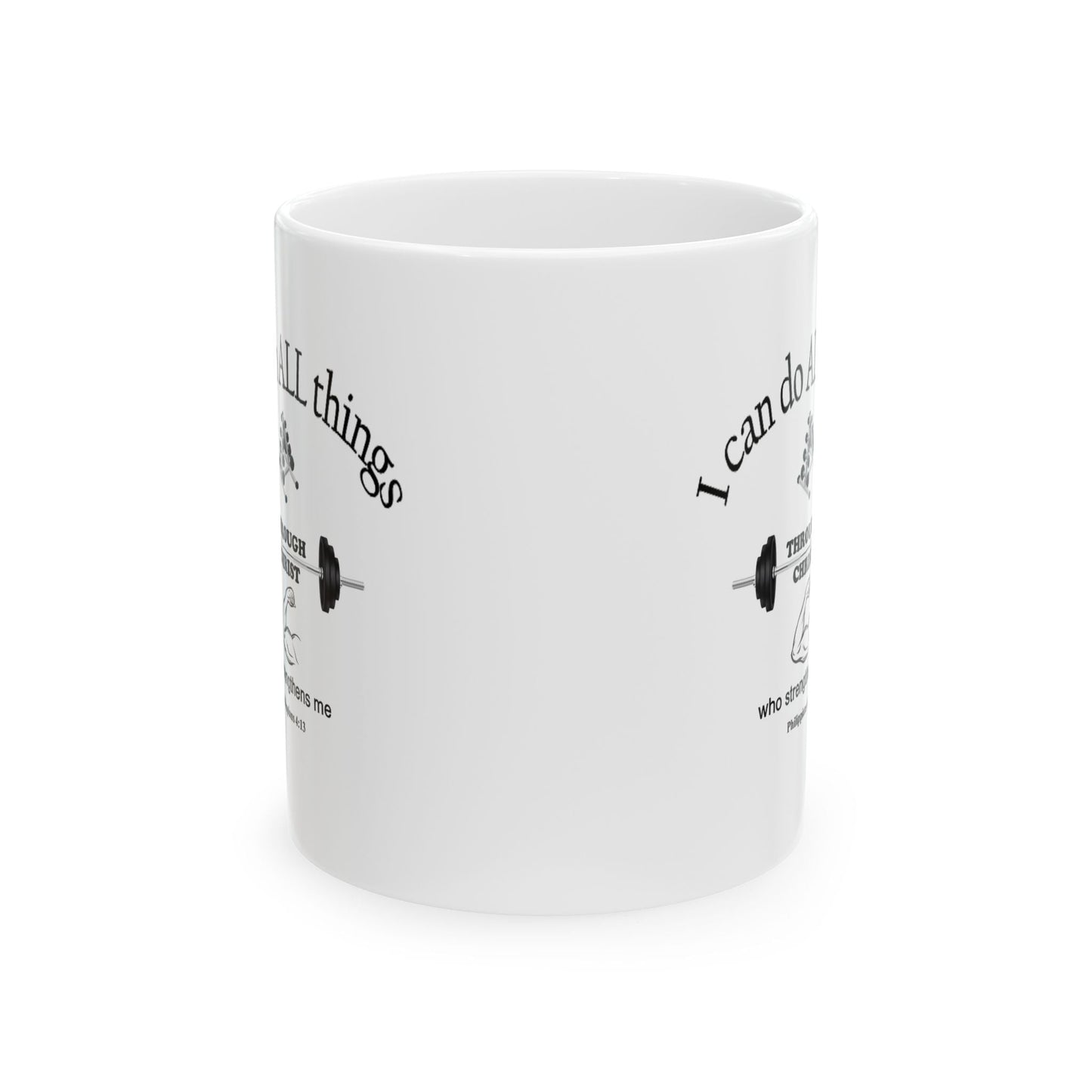 Ceramic Coffee Mug with Inspirational Bible Verse – Christian Gift for Women or Men, (11oz, 15oz), (11oz, 15oz), (11oz, 15oz) - Printspirationz