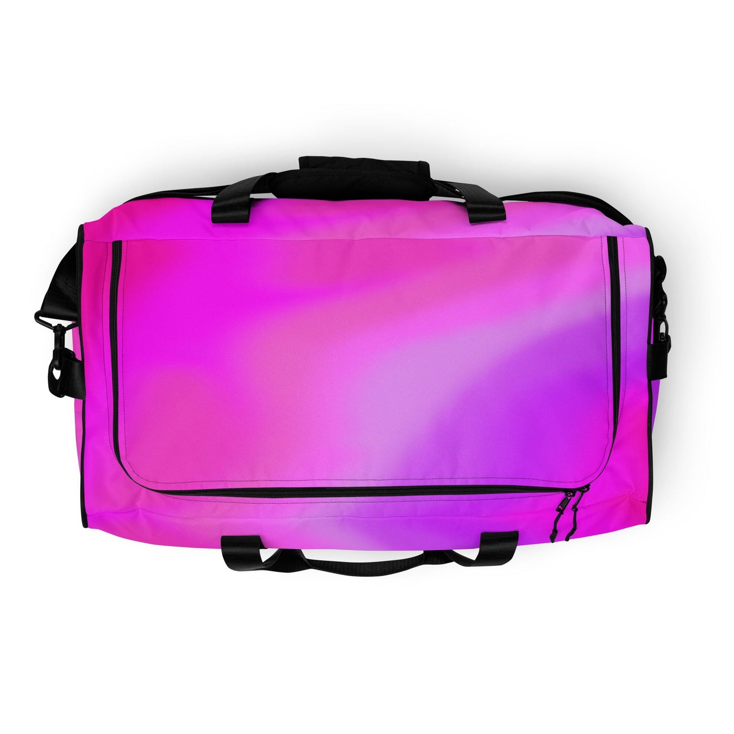 Sports Duffel Bag, Nehemiah 8:10 'The Lord is My Strength' Floral Design, Sports Gym Equipment Gear, Valentines Gift, Active Christian Women - Printspirationz