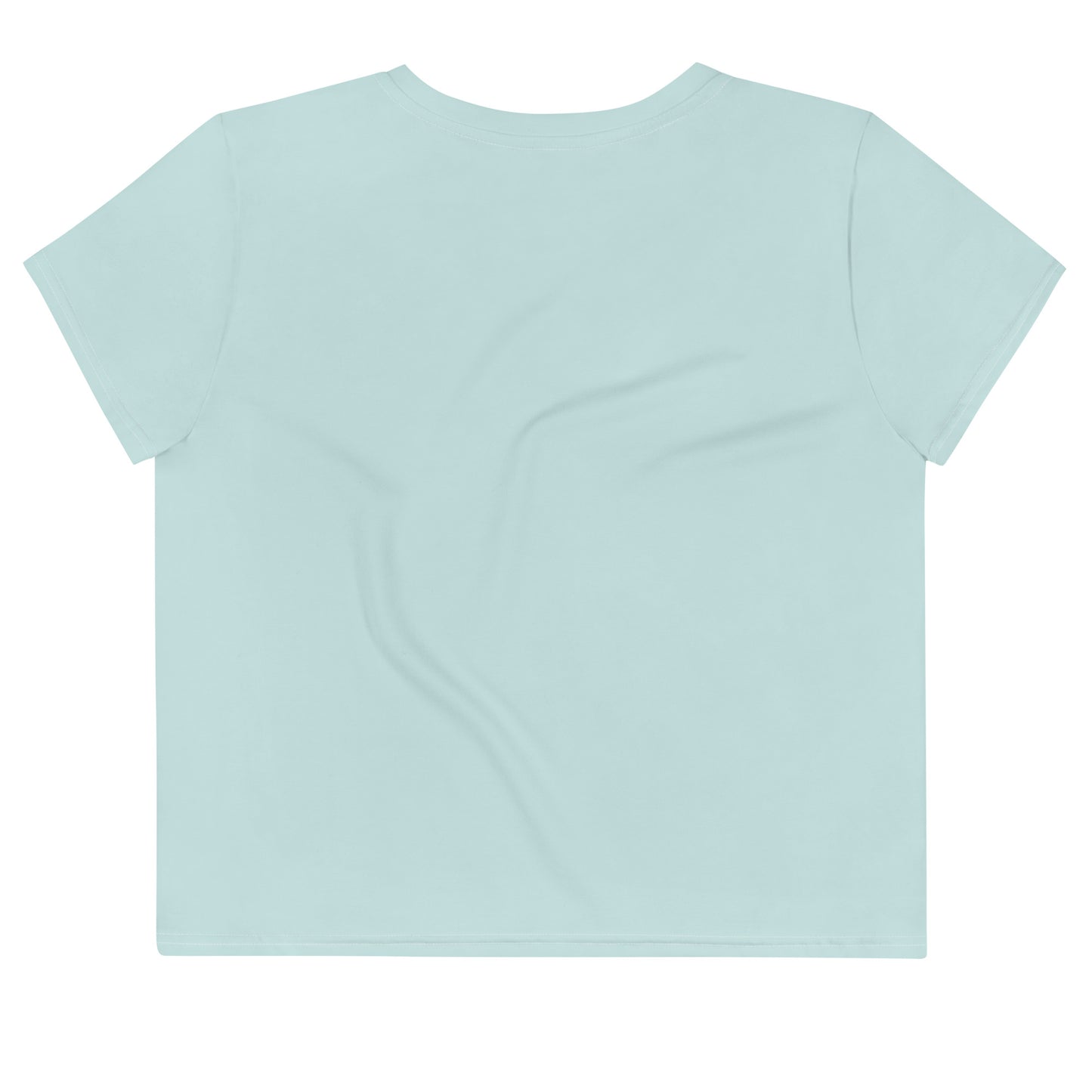 Aqua Crop Tee with Proverbs 31 Bible Verse - Inspirational Christian Women's Shirt - Printspirationz