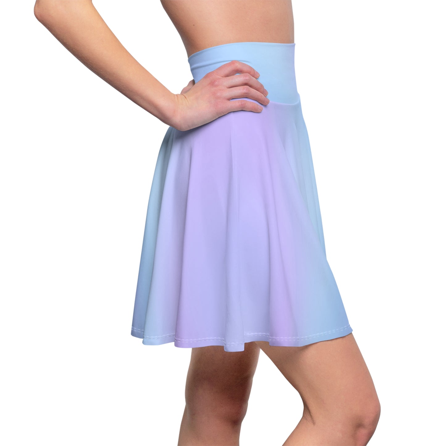 Dreamy Pastel Women's Skater Skirt | Flowy Summer Skirt, Casual Wear, Spring Fashion, Boho Style, Everyday Outfit - Printspirationz