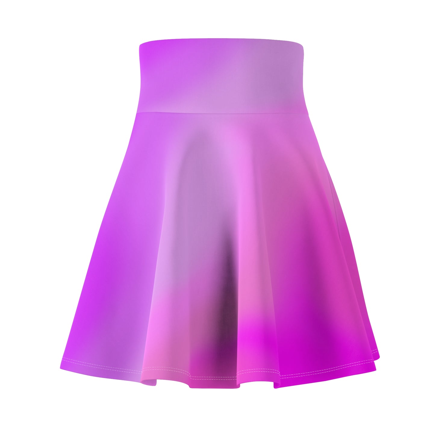 Pink Gradient Colored Skater Skirt - Versatile High Waist Ombre - Perfect for Mixing and Matching Colors, Skater Skirt for Women - Printspirationz