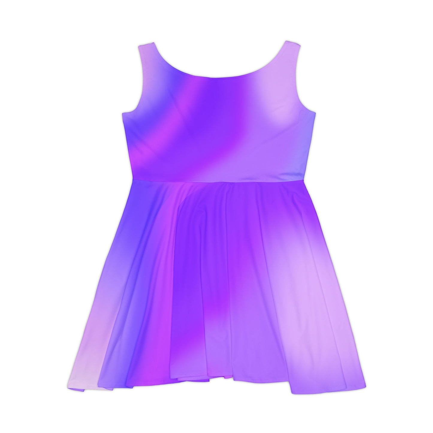 Purple Gradient Colored Skater Dress - Perfect for any Occasion - Printspirationz