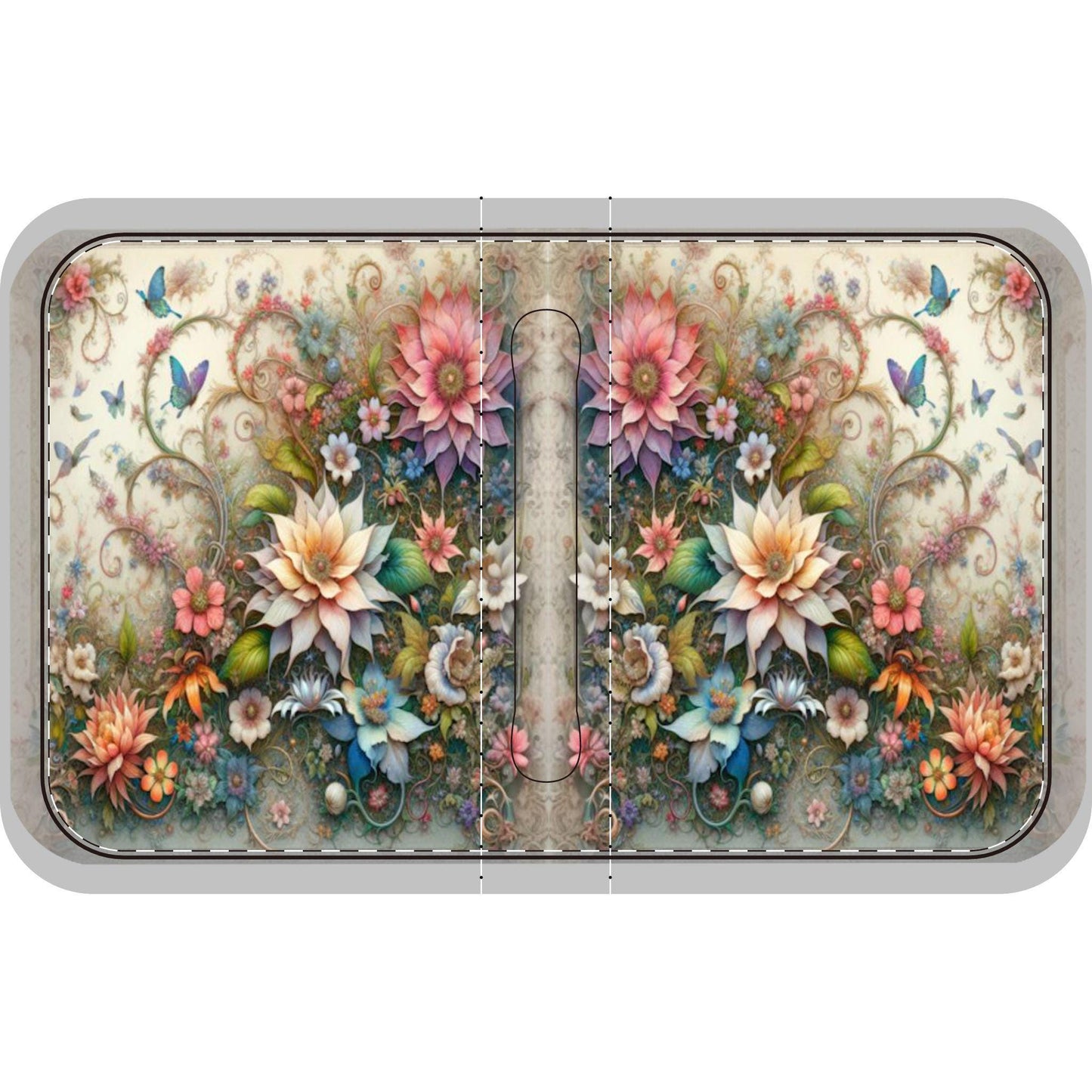 Bible Cover, Whimsical Floral Dahlia Design, Pink and Yellow Flowers, Vintage Textured Background, Bible Sleeve, Book Protector, Religious - Printspirationz