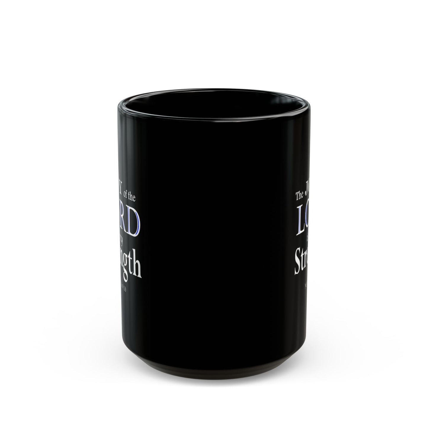 Black Ceramic Coffee Mug with Inspirational Bible Verse – Christian Gift for Women or Men, (11oz, 15oz), (11oz, 15oz) (11oz, 15oz) - Printspirationz
