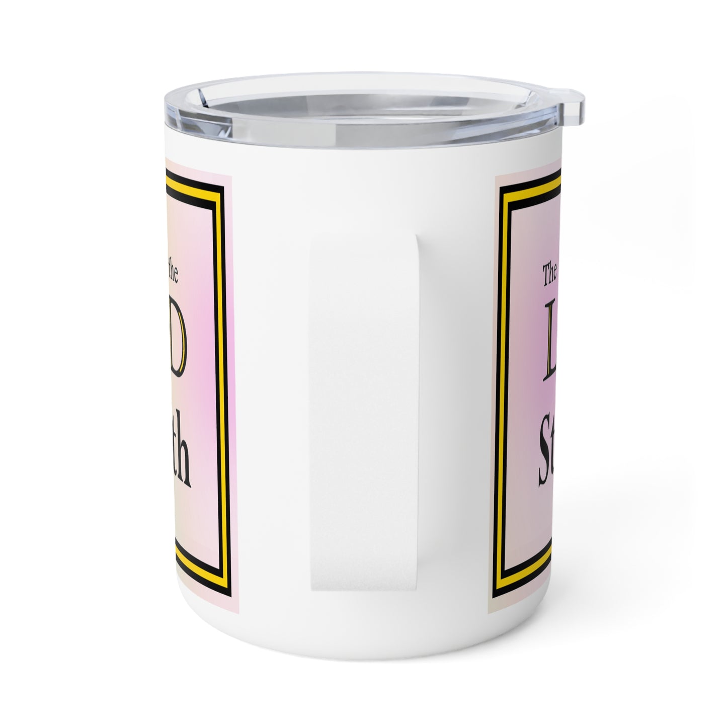Insulated Coffee Mug, 10oz - Colorful Bible Verse Design, Christian Gift, Inspirational Quote Mug, Religious Cup, Tea Cup - Printspirationz
