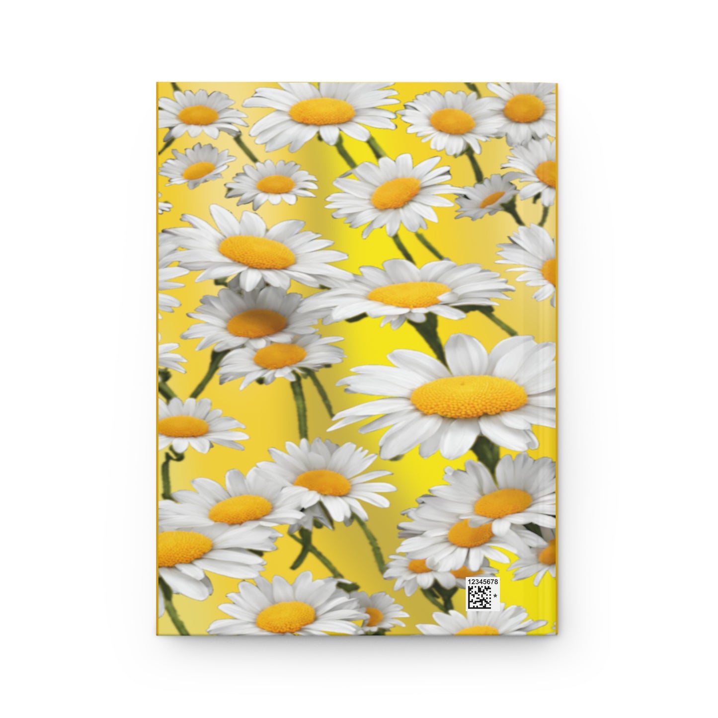 Hardcover Journal Matte, Yellow Daisies Pattern, Writing Notebook, Floral Diary, Botanical Sketchbook, Gift for Writers, Stationery, Bullet - Printspirationz