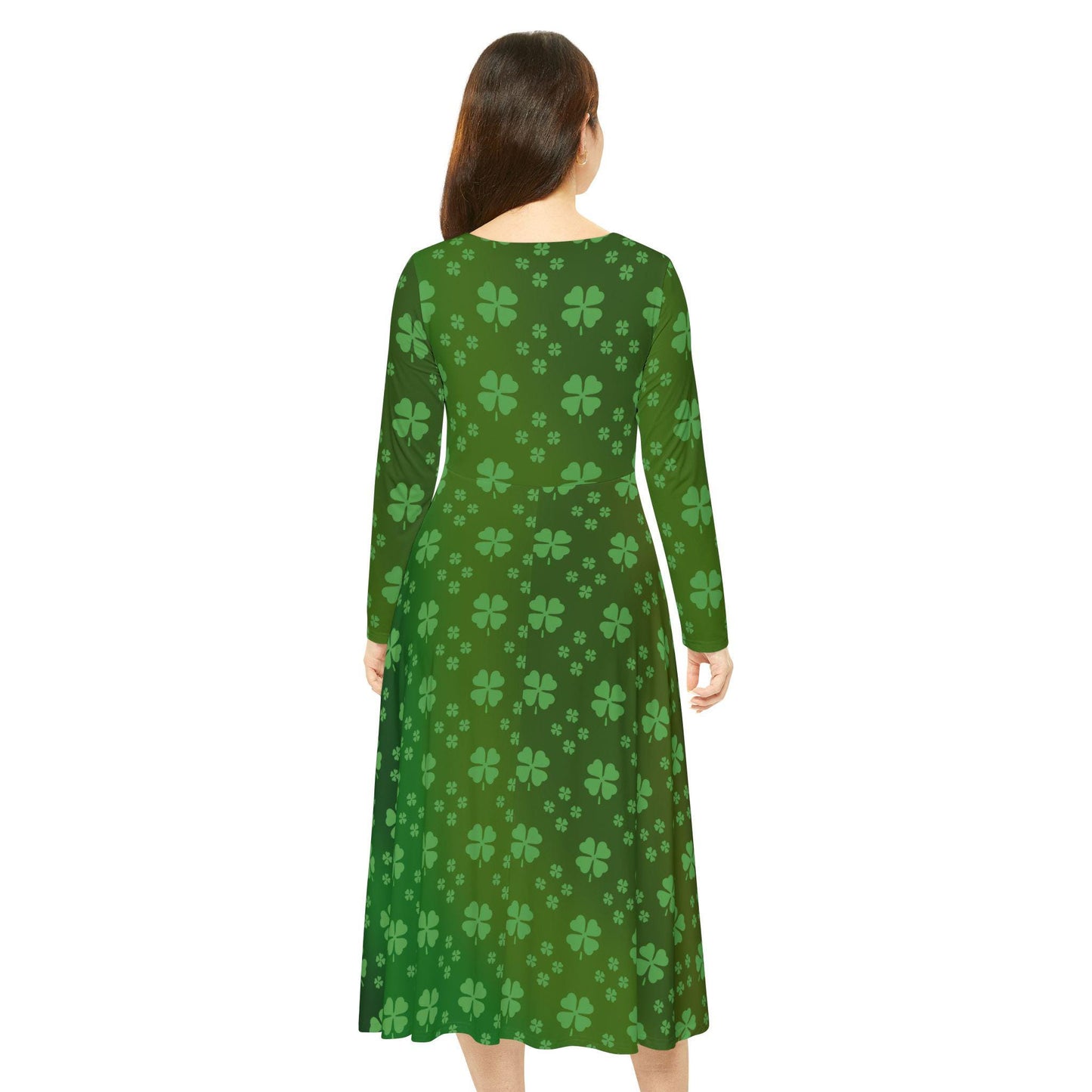 Dance Dress, St. Patrick's Day Costume, Green Clovers, Irish Luck, Women's Clothing, Shamrock Outfit - Printspirationz