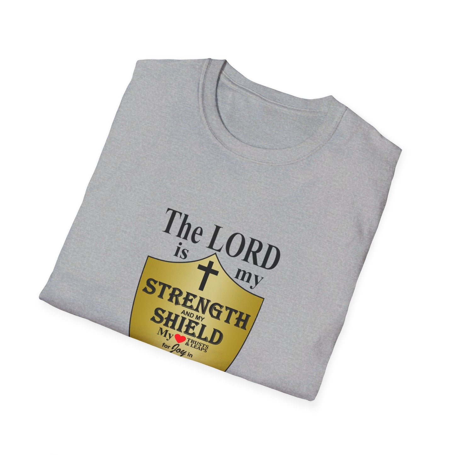 Men's Inspirational Softstyle T-Shirt featuring Bible Verse - Ideal for Everyday Wear or Exercise -Faith & Fitness - Printspirationz