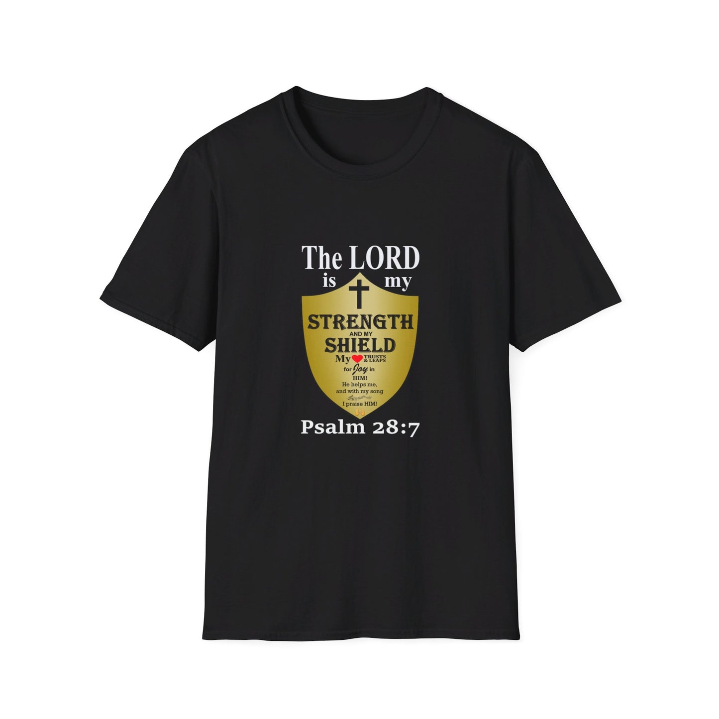 Men's Inspirational Softstyle T-Shirt featuring Bible Verse - Ideal for Everyday Wear or Exercise -Faith & Fitness - Printspirationz