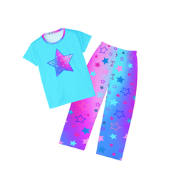 Turquoise Star Pajama Bundle
