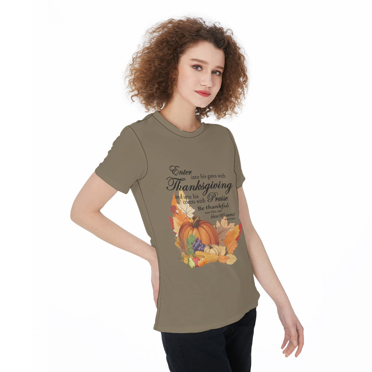 Thanksgiving Sports T-shirt, Bible Verse Fall Harvest Graphic, Athletic Top, Workout Shirt, Active Wear, Sports Apparel, Fitness Casual. - Printspirationz