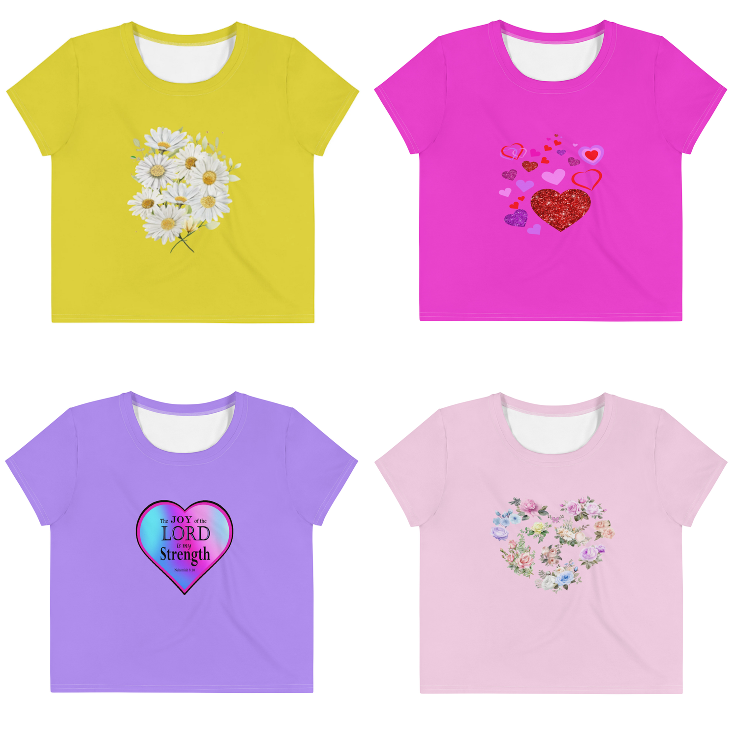 Women's Shirts & Tops - Crop Tees