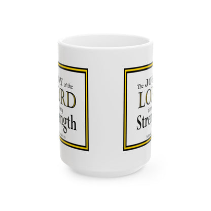 Ceramic Coffee Mug with Inspirational Bible Verse – Christian Gift for Women or Men, (11oz, 15oz), (11oz, 15oz) - Printspirationz