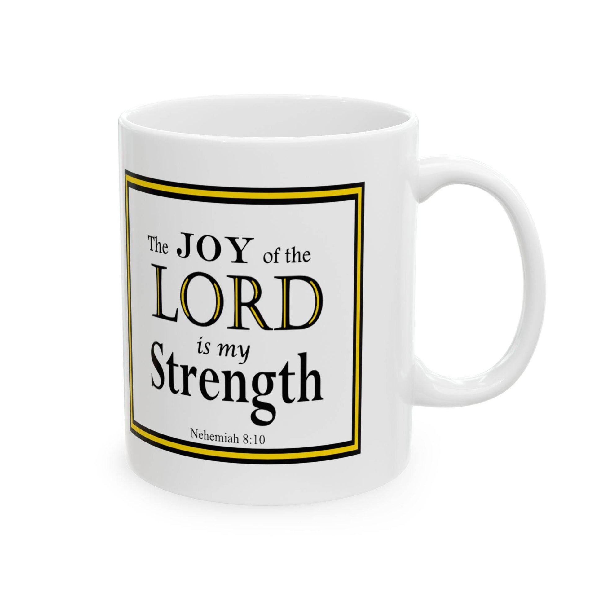 Ceramic Coffee Mug with Inspirational Bible Verse – Christian Gift for Women or Men, (11oz, 15oz), (11oz, 15oz) - Printspirationz