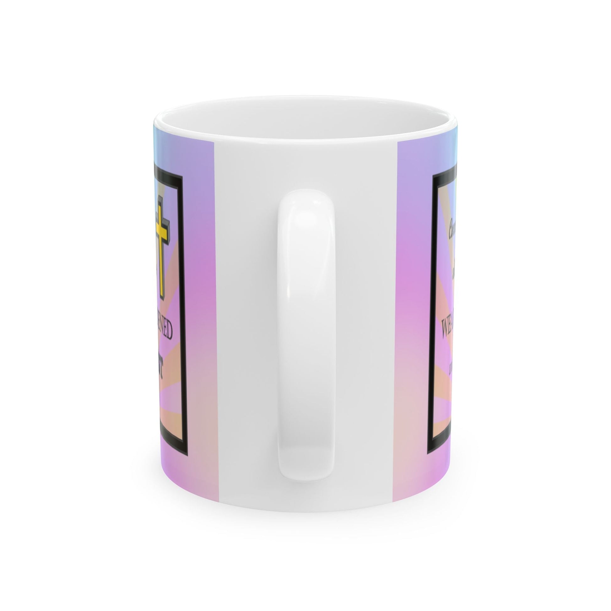 Colorful Ceramic Coffee Mug with Inspirational Bible Verse – Christian Gift for Women or Men, (11oz, 15oz), (11oz, 15oz) - Printspirationz