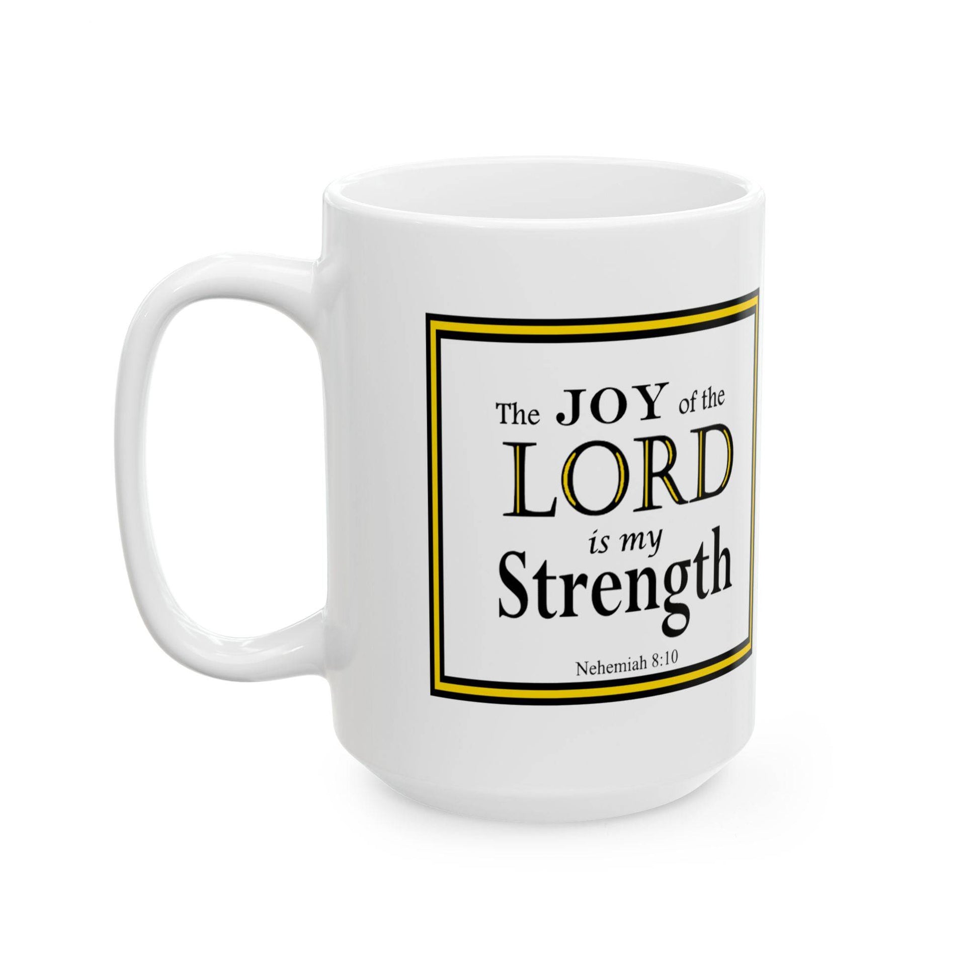 Ceramic Coffee Mug with Inspirational Bible Verse – Christian Gift for Women or Men, (11oz, 15oz), (11oz, 15oz) - Printspirationz