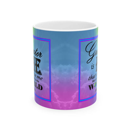 Colorful Ceramic Coffee Mug with Inspirational Bible Verse – Christian Gift for Women or Men, (11oz, 15oz), (11oz, 15oz) - Printspirationz