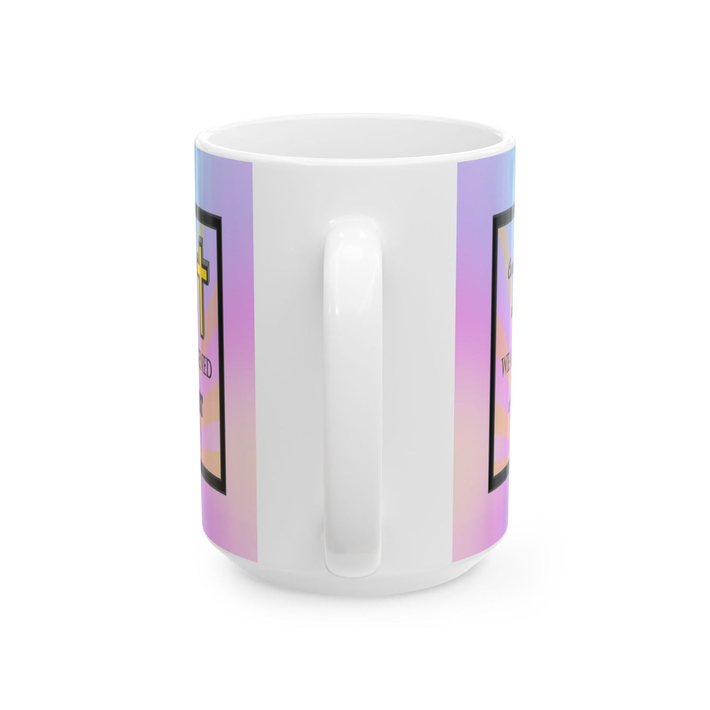 Colorful Ceramic Coffee Mug with Inspirational Bible Verse – Christian Gift for Women or Men, (11oz, 15oz), (11oz, 15oz) - Printspirationz