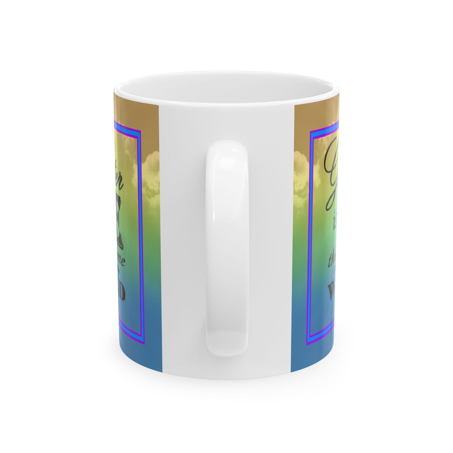 Colorful Ceramic Coffee Mug with Inspirational Bible Verse – Christian Gift for Women or Men, (11oz, 15oz), (11oz, 15oz) - Printspirationz