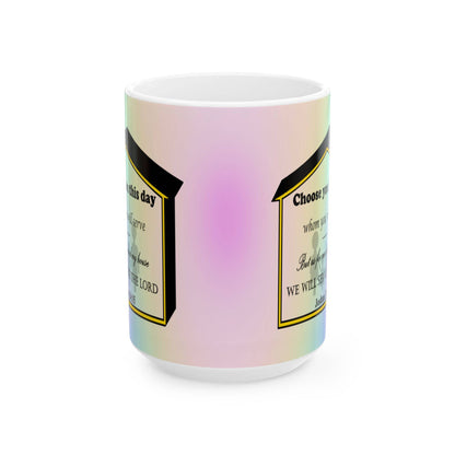 Colorful Ceramic Coffee Mug with Inspirational Bible Verse – Christian Gift for Women or Men, (11oz, 15oz), (11oz, 15oz) - Printspirationz