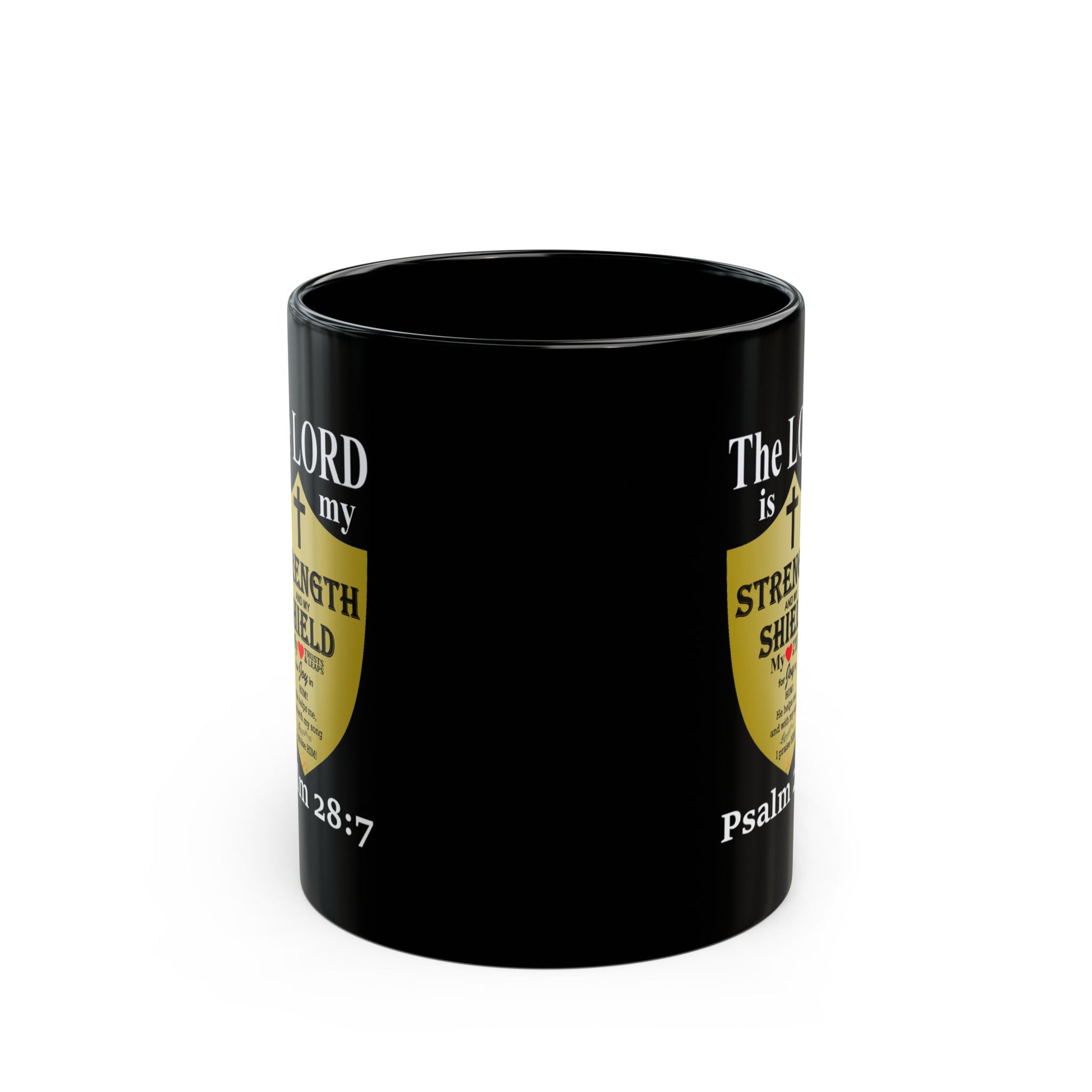 Black Ceramic Coffee Mug with Inspirational Bible Verse – Christian Gift for Women or Men, (11oz, 15oz), (11oz, 15oz) (11oz, 15oz) (11oz, 15oz) - Printspirationz