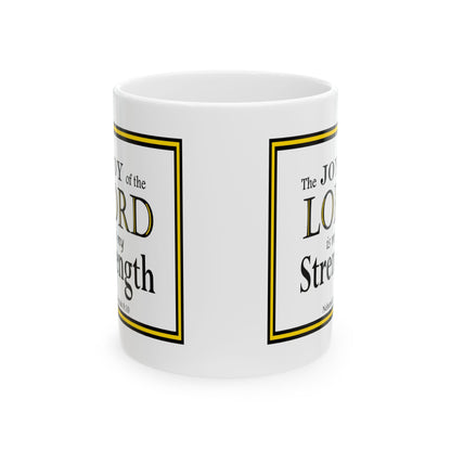 Ceramic Coffee Mug with Inspirational Bible Verse – Christian Gift for Women or Men, (11oz, 15oz), (11oz, 15oz) - Printspirationz