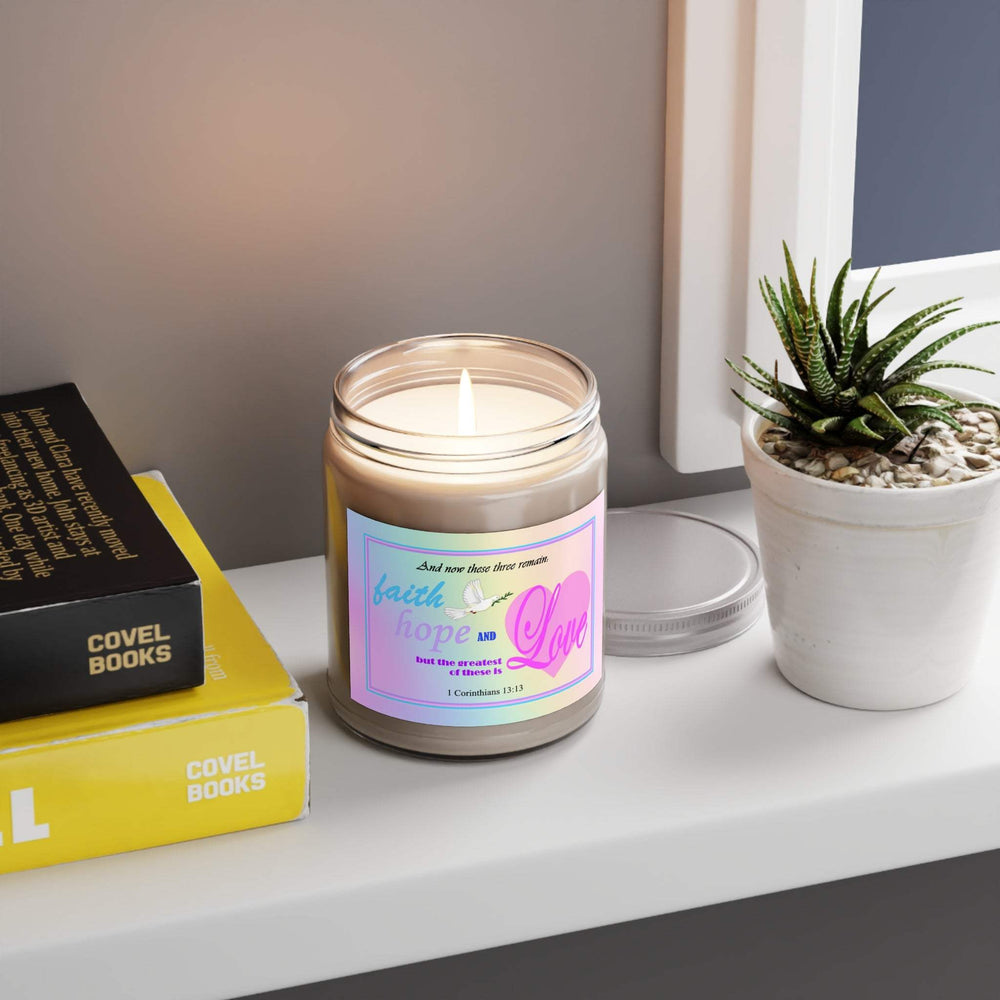 Aromatherapy Candles Biblical Quotes - Rainbow Label - Assorted Scents