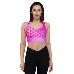 Choose your Sports Bra - Recycled Longline - Pink