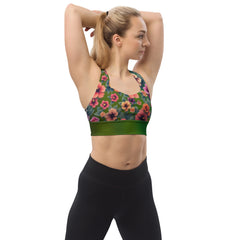 Choose your Sports Bra - Recycled Longline - Green