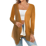 Brown Gradient and Fall Leaves