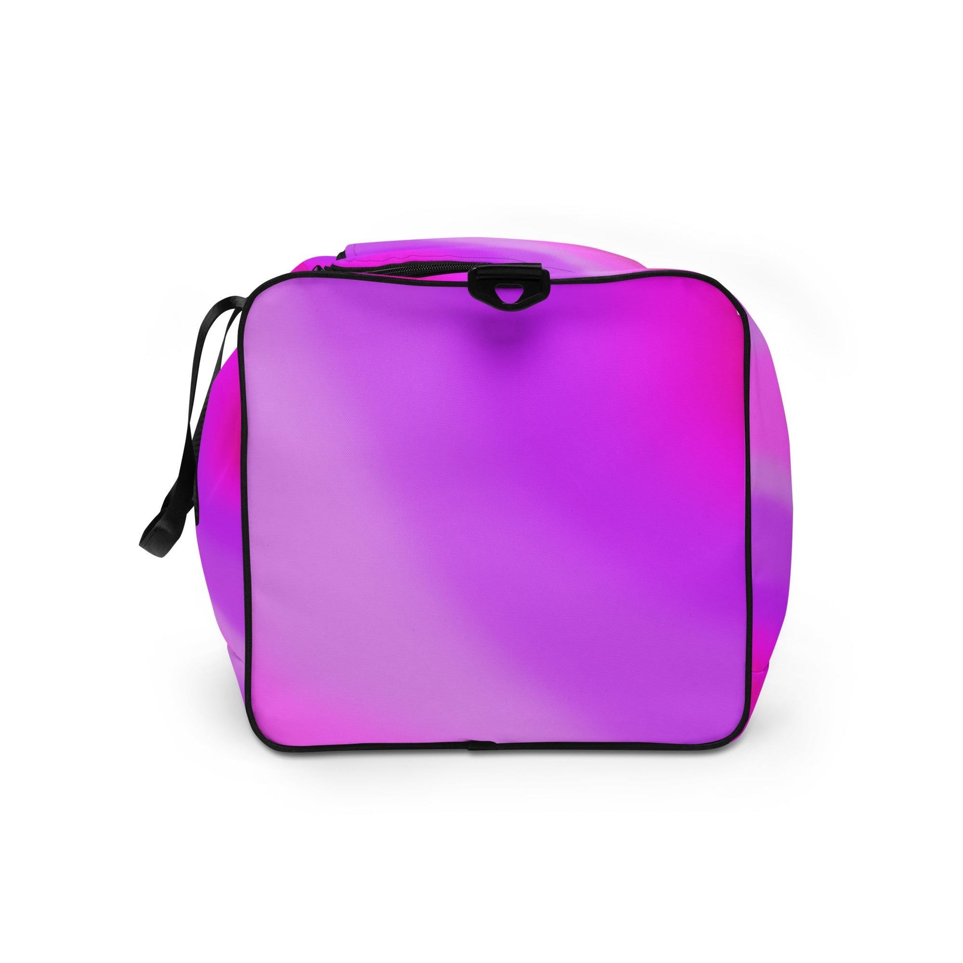 Sports Duffel Bag, Nehemiah 8:10 'The Lord is My Strength' Floral Design, Sports Gym Equipment Gear, Valentines Gift, Active Christian Women - Printspirationz