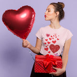 Cute T Shirt With Heart Design | Perfect Gift For Love & Friendship, Valentine's Say Gift For Her,