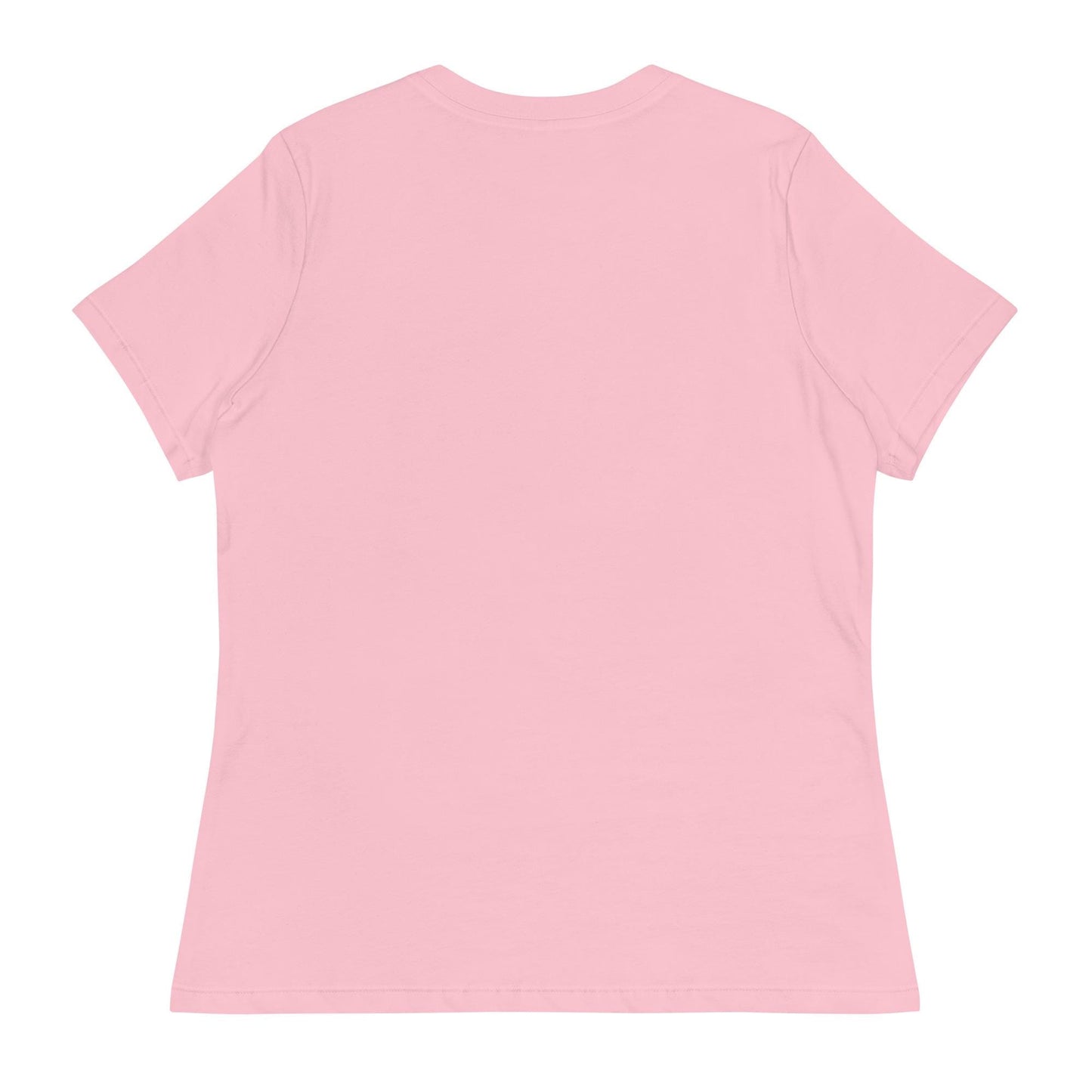 Valentine's Day Pink T-Shirt For Women with Adorable Heart Design - A Sweet Statement Piece! Women's Relaxed T-Shirt - Printspirationz