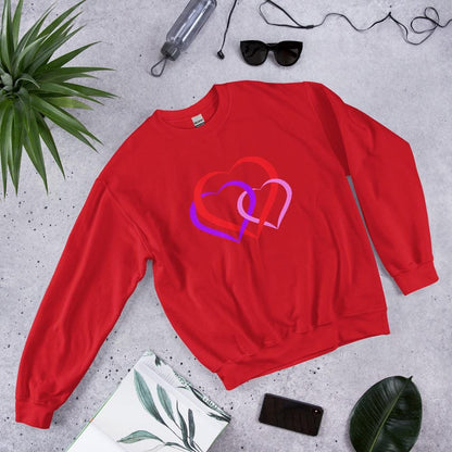 Delightful Coquette Heart Top - Valentine's Day Cozy Sweatshirt | Love-Inspired, Gift for Her, Gift for Women - Printspirationz