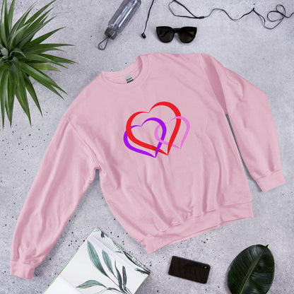 Delightful Coquette Heart Top - Valentine's Day Cozy Sweatshirt | Love-Inspired, Gift for Her, Gift for Women - Printspirationz