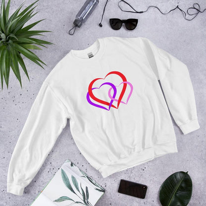Delightful Coquette Heart Top - Valentine's Day Cozy Sweatshirt | Love-Inspired, Gift for Her, Gift for Women - Printspirationz