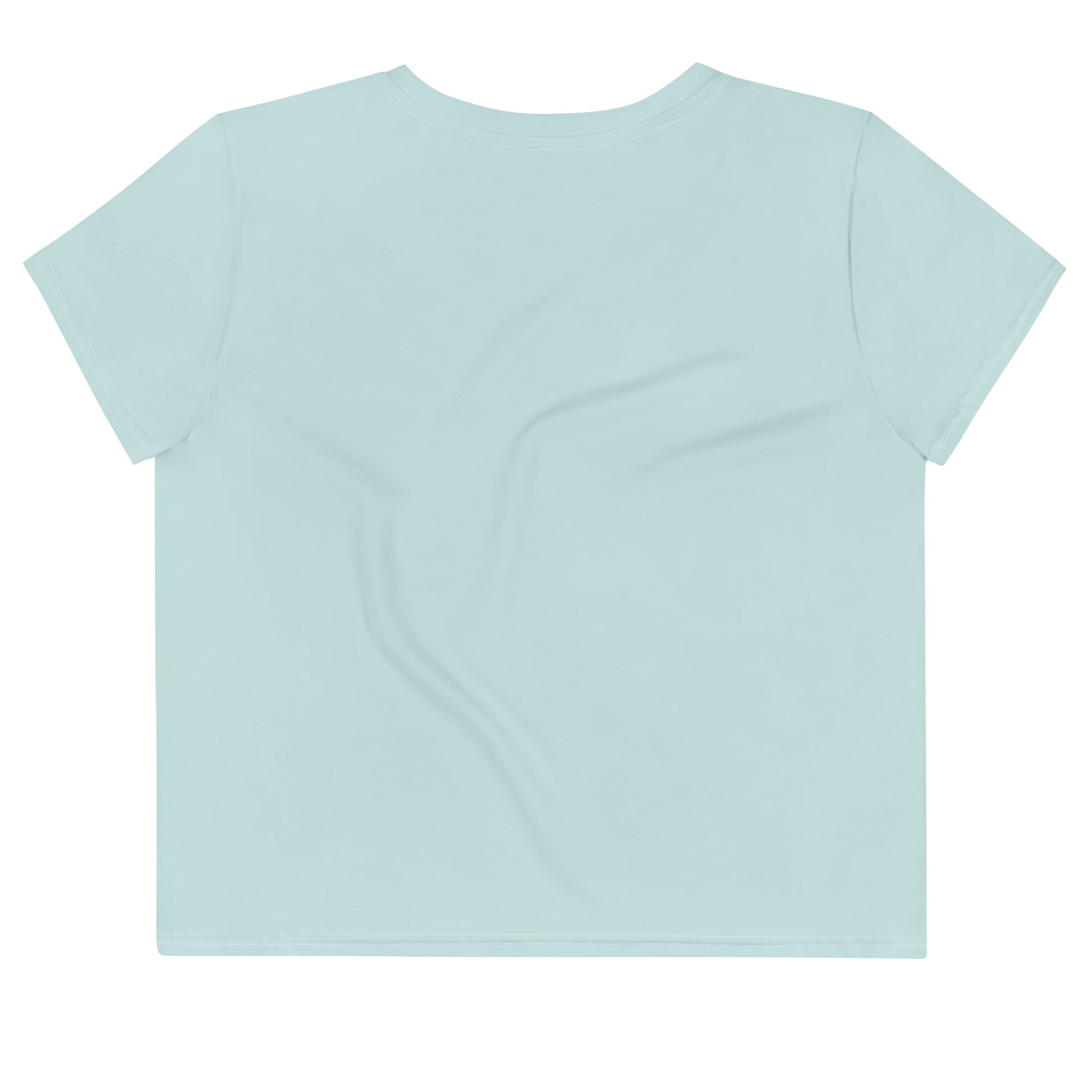 Aqua Crop Tee with Proverbs 31 Bible Verse - Inspirational Christian Women's Shirt - Printspirationz