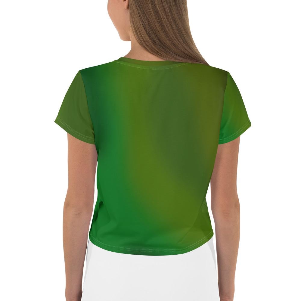 St. Patrick's Day Luck of the Irish Crop Top | Festive Green Tee for Celebrating in Style - Printspirationz