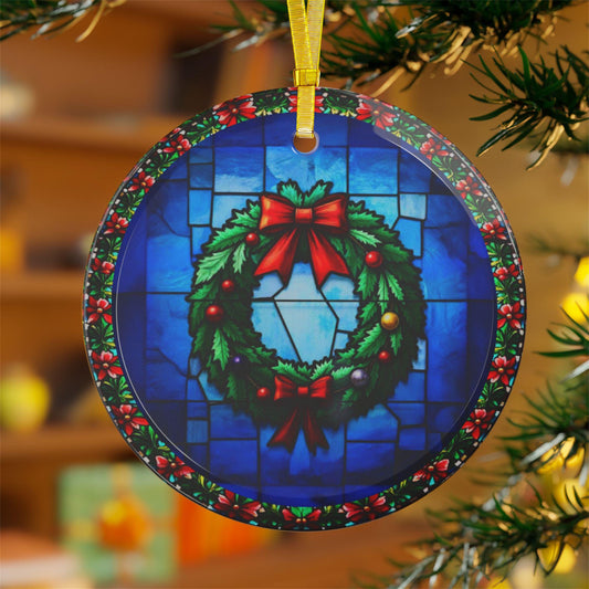 Glass Ornaments, Christmas Decor, Stained Glass Holiday Decoration, Xmas Tree Ornaments, Festive Home Decor, Handmade Glass Gifts - Printspirationz
