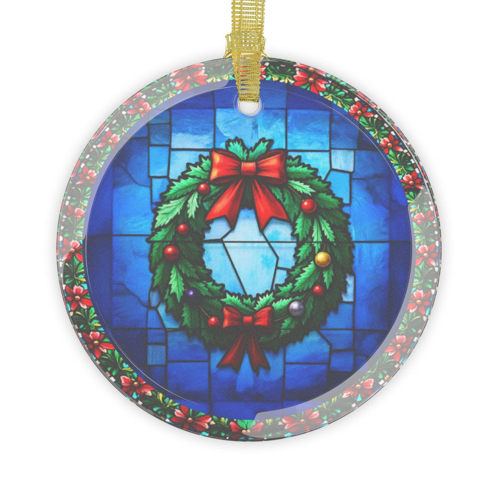 Glass Ornaments, Christmas Decor, Stained Glass Holiday Decoration, Xmas Tree Ornaments, Festive Home Decor, Handmade Glass Gifts