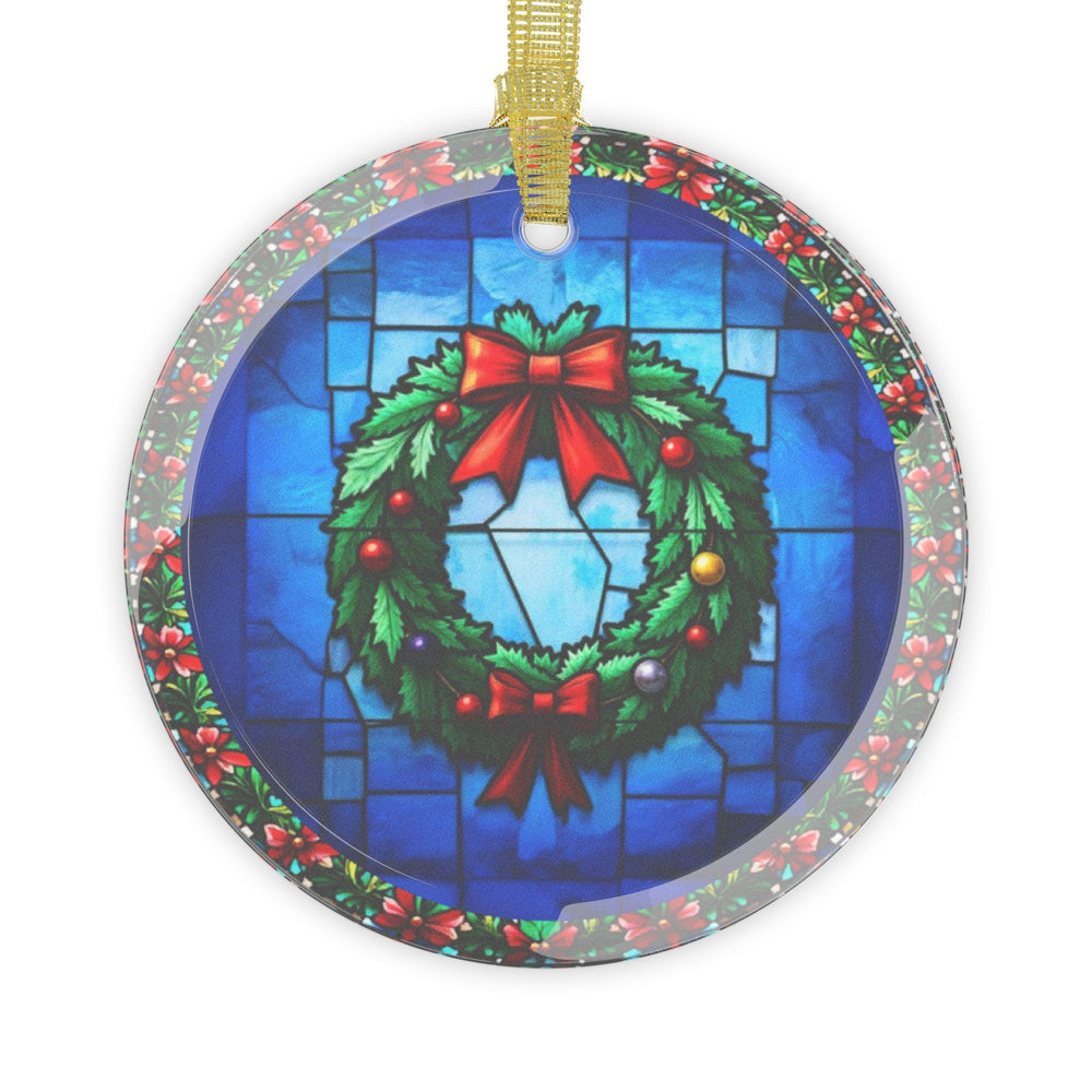 Glass Ornaments, Christmas Decor, Stained Glass Holiday Decoration, Xmas Tree Ornaments, Festive Home Decor, Handmade Glass Gifts