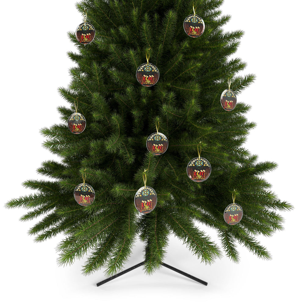 Glass Ornaments, Christmas Tree Decor, Holiday Home Decor, Winter Ornament Set, Festive Glass Baubles, Xmas Decoration