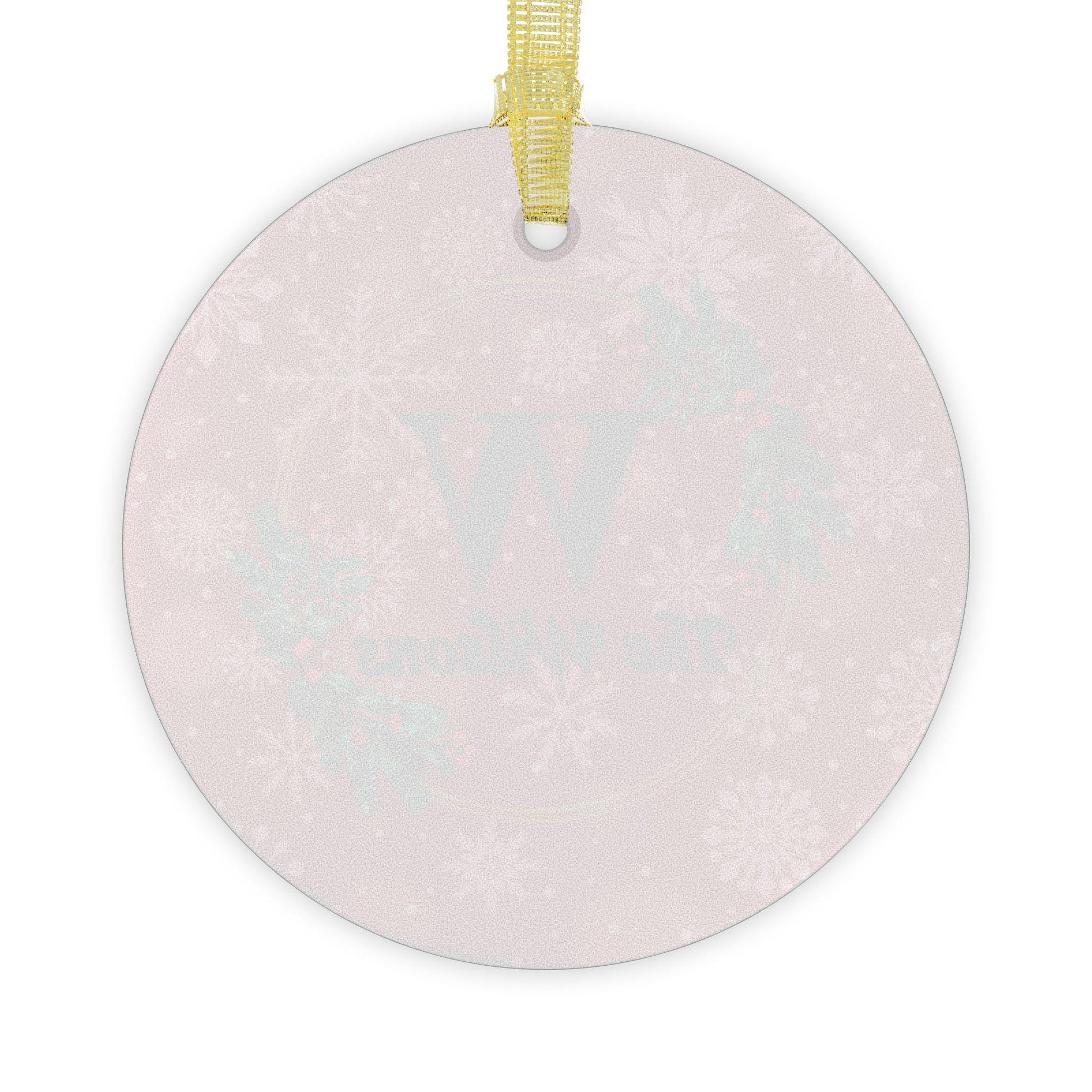 Glass Ornaments, Family Monogram Christmas Tree Decoration, Holiday Gift, Personalized Bauble, Xmas Ornament, Festive Decor, Custom Keepsake - Printspirationz