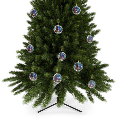 Stained Glass Nativity Ornament, Christmas Tree Decor, Holiday Gift, Religious Decoration, Christian Ornament, Unique Glass Decor - Printspirationz