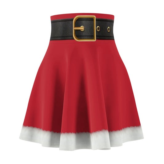 Skater Skirt, Christmas Costume, Mrs Santa Claus Suit, Holiday Party Outfit, Festive Apparel, Winter Fashion - Printspirationz