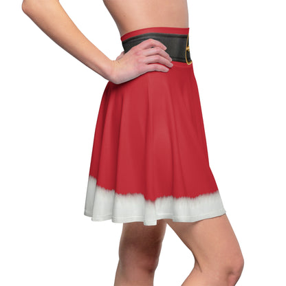 Skater Skirt, Christmas Costume, Mrs Santa Claus Suit, Holiday Party Outfit, Festive Apparel, Winter Fashion - Printspirationz