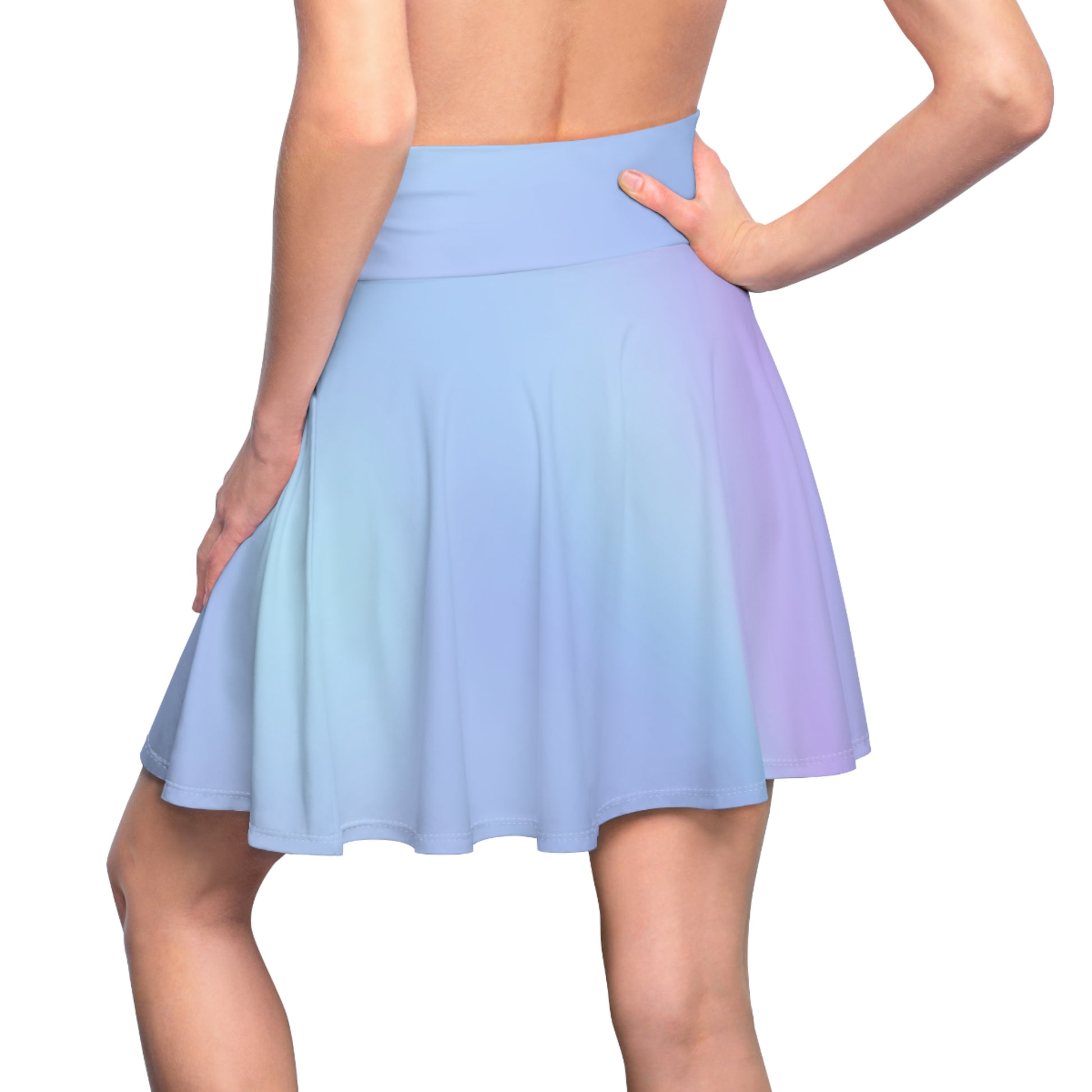Dreamy Pastel Women's Skater Skirt | Flowy Summer Skirt, Casual Wear, Spring Fashion, Boho Style, Everyday Outfit - Printspirationz