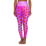 Leggings Skinny Fit Yoga Pants Heart Print