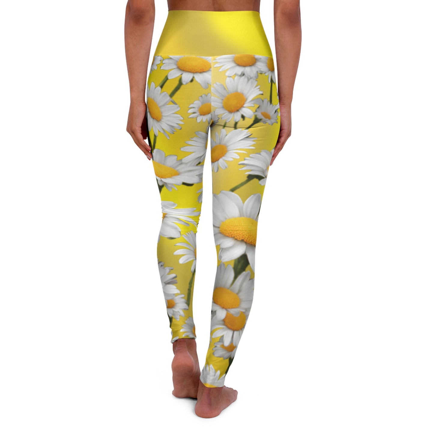 High Waist Yoga Leggings Vibrant Gradient Colored (AOP) - Printspirationz